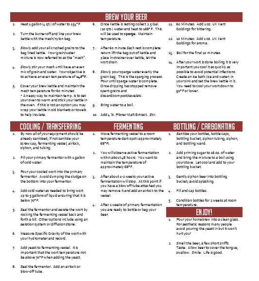 Simple Saison Partial Mash 5 Gallon