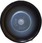 38mm Screw Cap - Black Plastic Polyseal