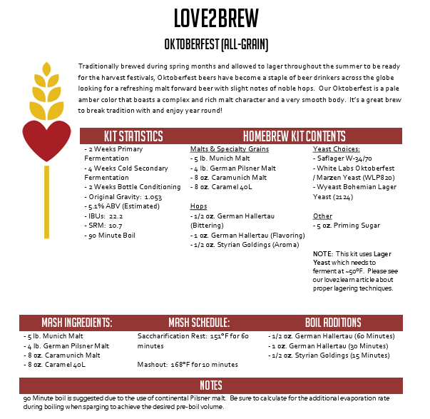 Oktoberfest All Grain 5 Gallon