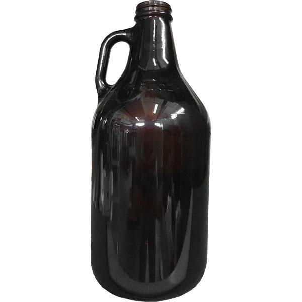 Amber 1/2 Gallon Glass Jug (Growler)