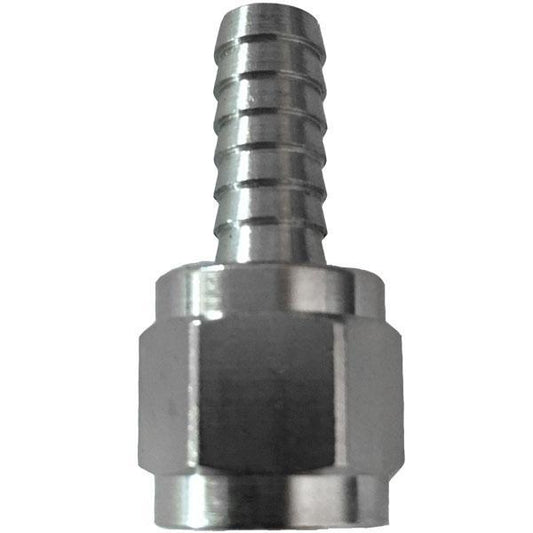 Barbed Swivel Nut - 1/4" FFL Nut x 1/4" Barb Stem