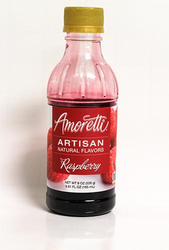 Amoretti Raspberry Artisan Fruit Flavoring 8oz.