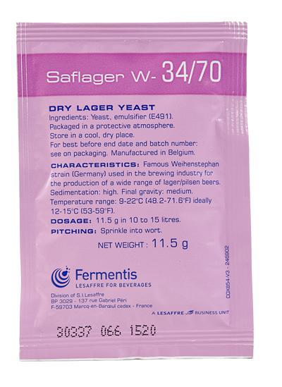 Saflager W-34/70 Weihenstephan Lager Yeast