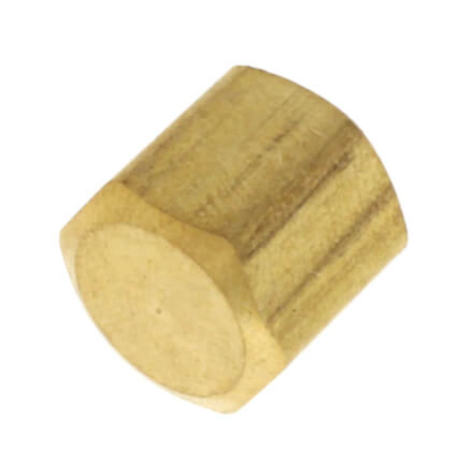 1/4" Brass Flare Cap
