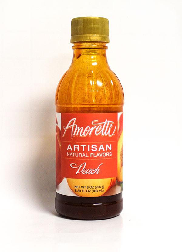 Amoretti Peach Artisan Fruit Flavoring 8oz.